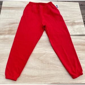 Vintage Converse‎ Alethic Streetwear Cuffed Sweatpants Jogger Men's Red USA 2XL